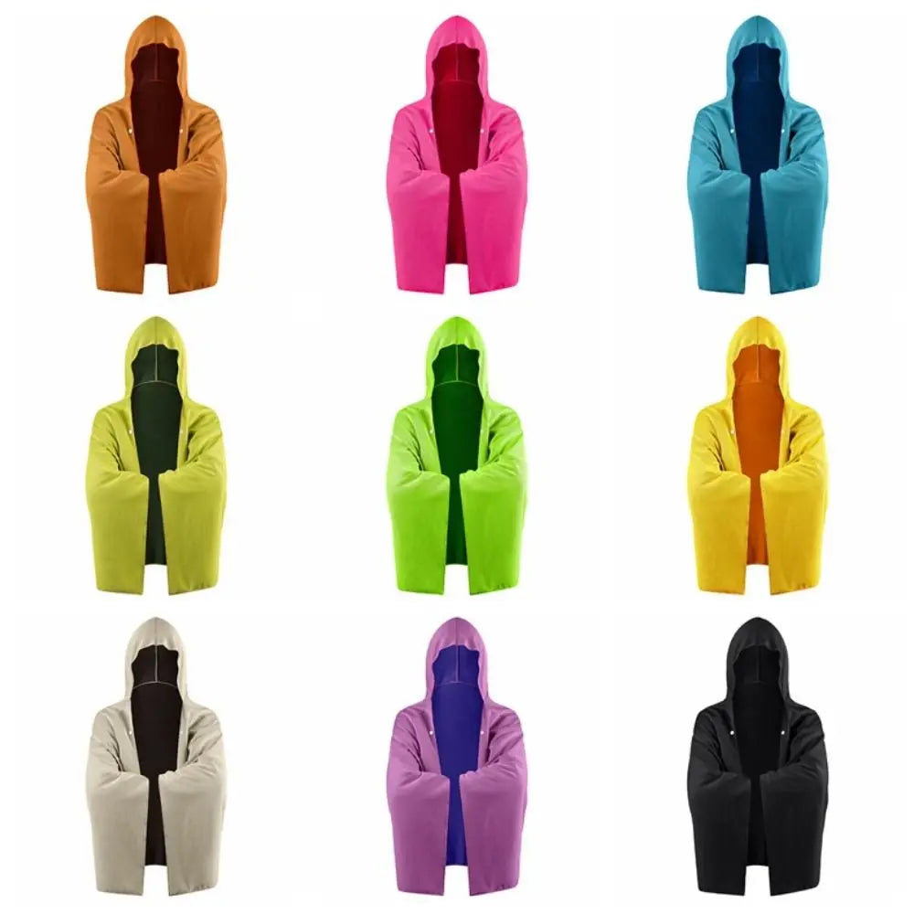 Beach Hooded Poncho Towel | Quick-Dry Microfiber Surf Wrap Beach Poncho Towel Peaceful Pleasures Health and Wellness