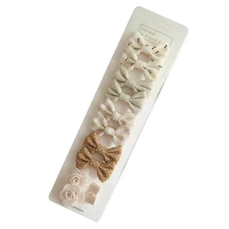 Baby Girls Butterfly Bow Hair Clips – 5 Pairs Secure Hairpins