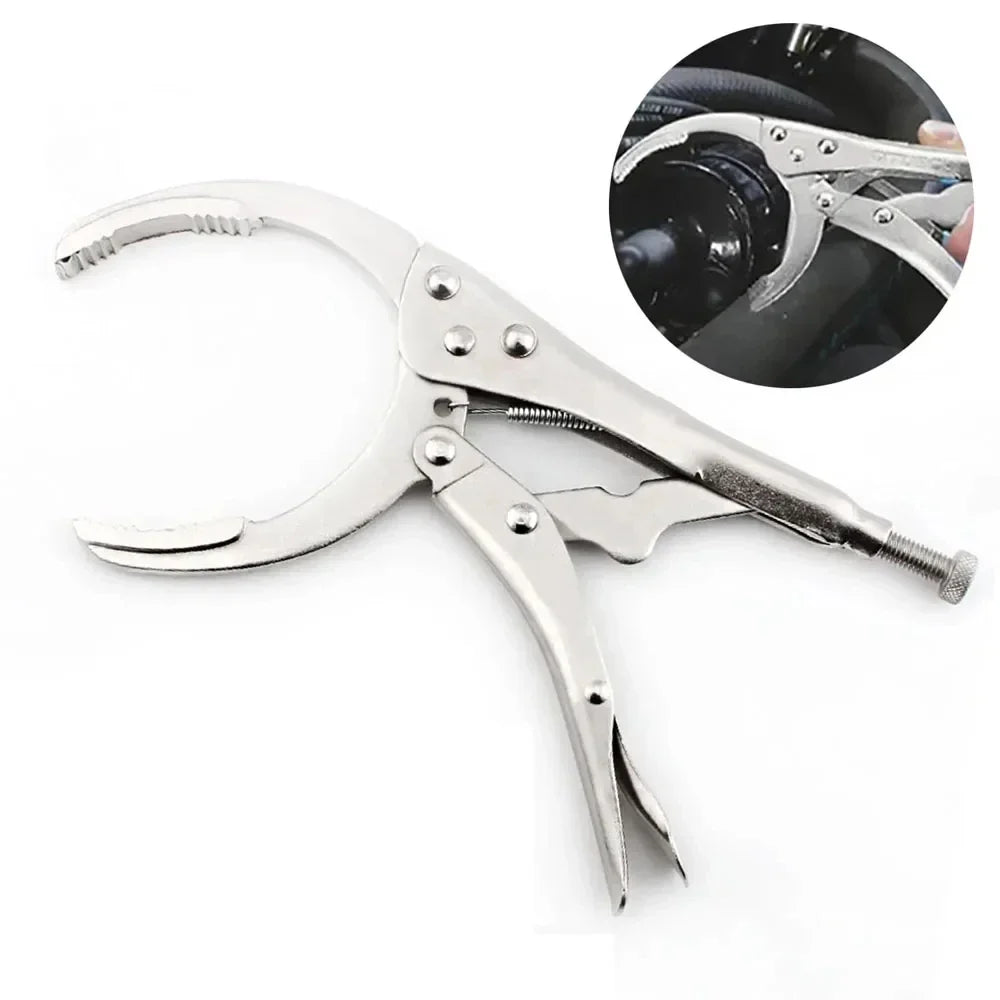 Adjustable Oil Filter Wrench – Universal Clamp Removal Tool