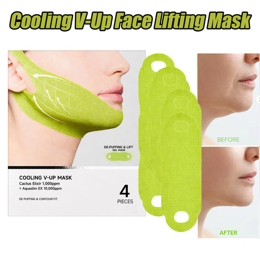 Cooling V-Up Face Lifting Mask – Chin & Jawline Firming Patch