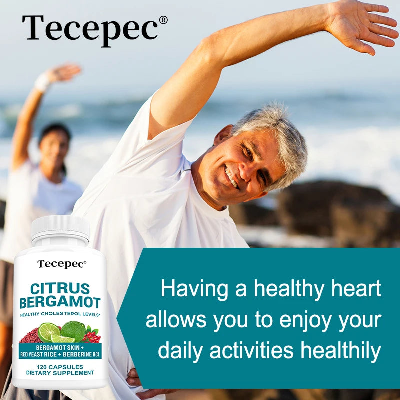 Premium Citrus Bergamot Extract Capsules - Heart & Cardiovascular Support, Immune Boost, Helps with Overall Health, Non-GMO Peaceful Pleasures Health and Wellness