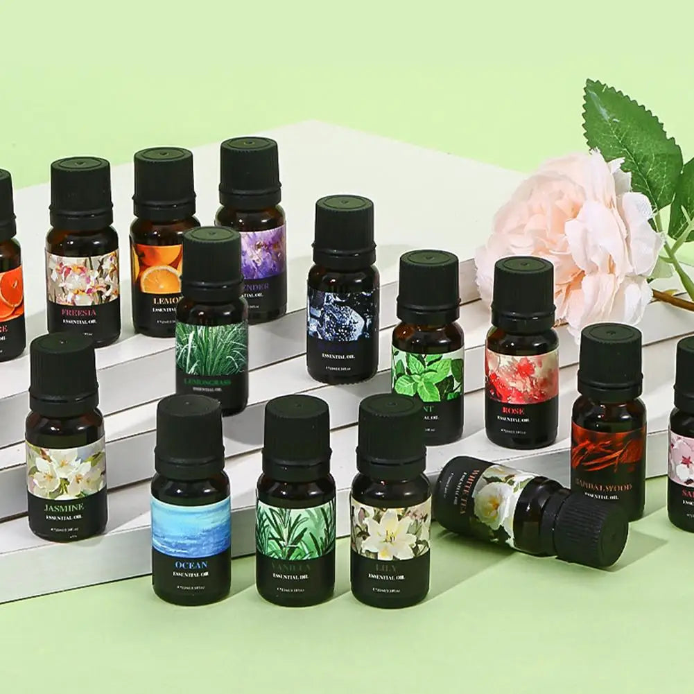 10ml Essential Oils for Diffuser & Humidifier | 15 Scents