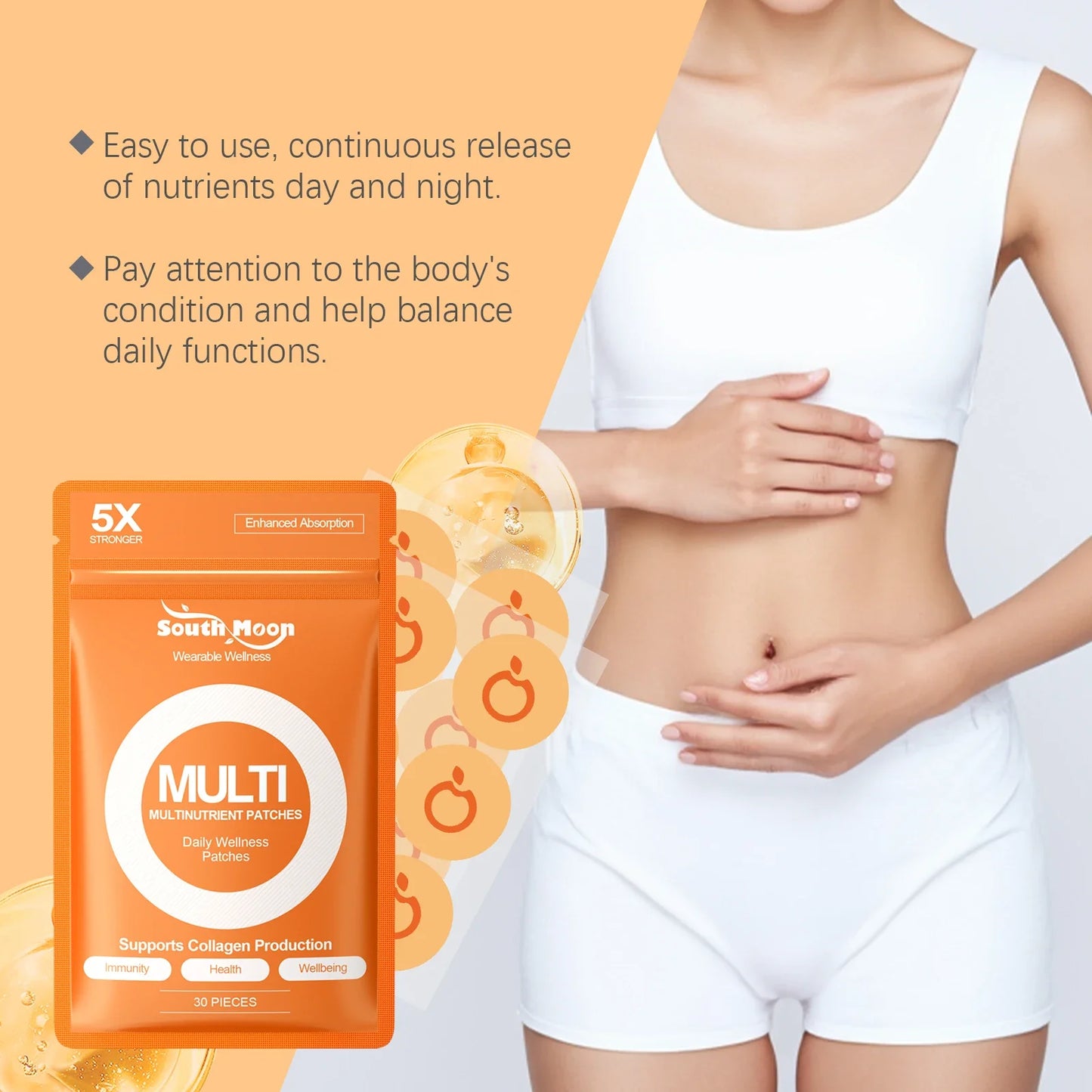 Citrus Body Moisturizing Patches – Nourish & Contour Skin