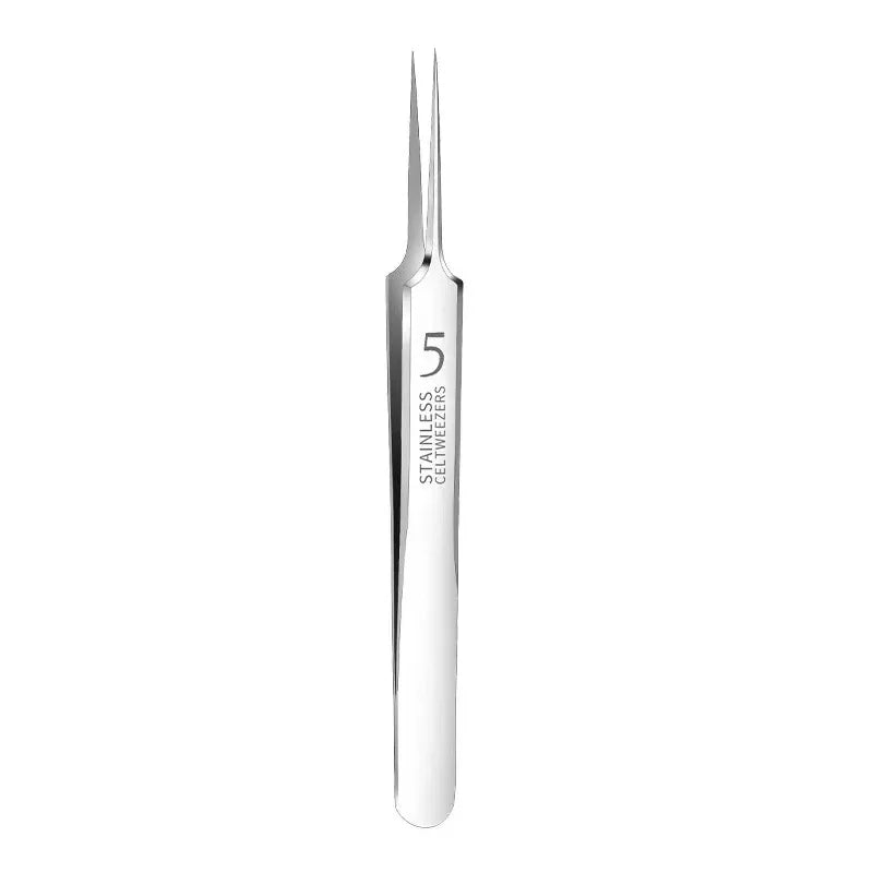 No. 5 Extra Fine Blackhead Removal Tweezers | Skincare Tool Blackhead Removal Tool Peaceful Pleasures Health and Wellness AL005-1PC-Silver