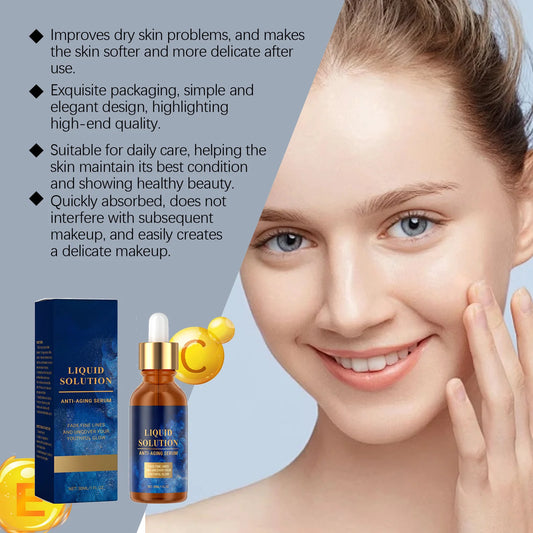 Anti-Aging Face Serum | Firms, Brightens & Fades Fine Lines 30ml Anti-Aging Face Serum Peaceful Pleasures Health and Wellness