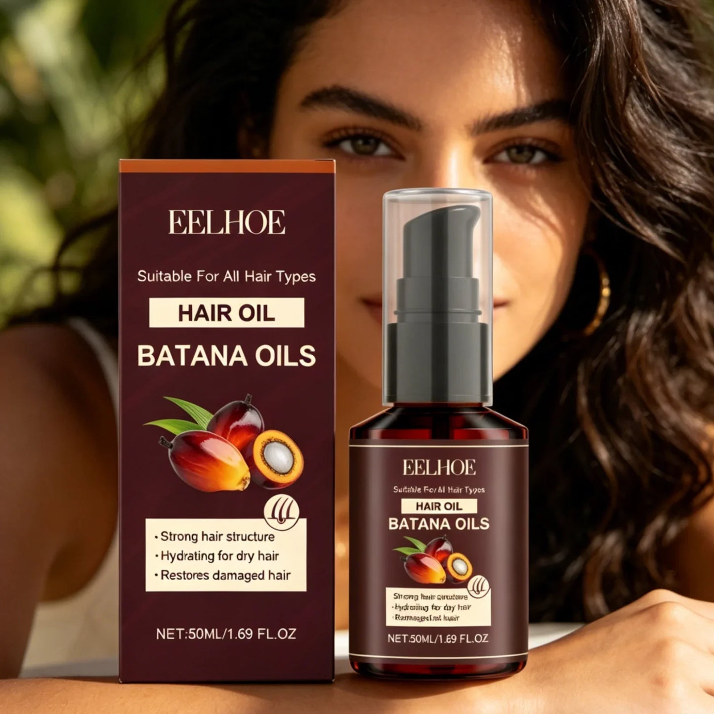 EELHOE Batana Hair Oil – Anti-Frizz Deep Nourishing Repair