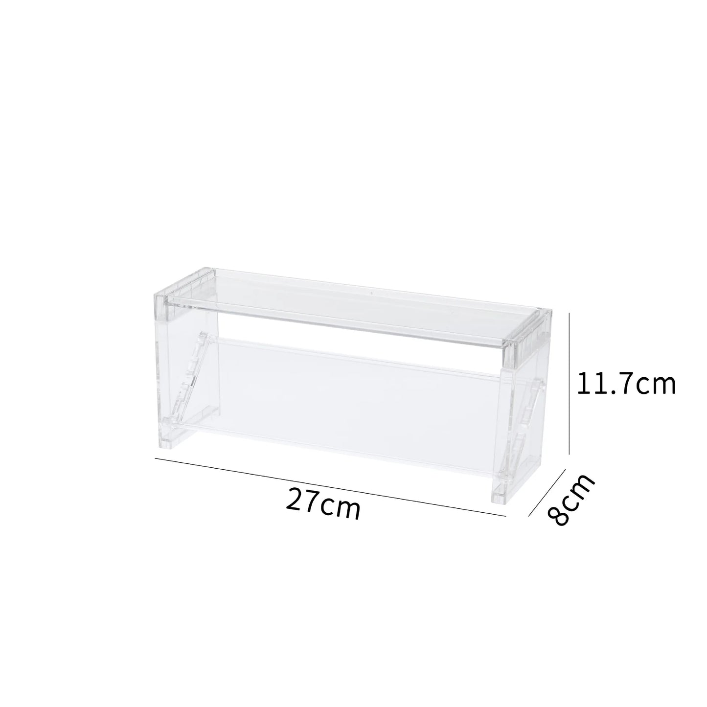 Stylish Large Capacity Multifunctional Cosmetic Display Stand Organizer for Eyeshadow Palettes Makeup Storage on Vanity Desk Peaceful Pleasures Health and Wellness S 1 Layer