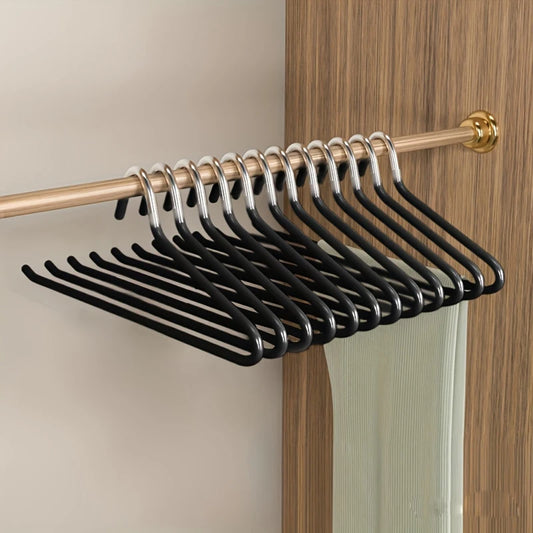 Open-Ended Pants Hangers | Space-Saving Trouser Rack 5/10 Pack Pants Hangers Peaceful Pleasures Health and Wellness