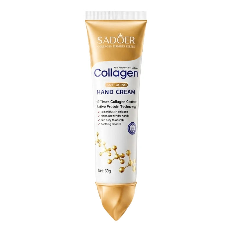 Collagen Hand Cream Hands Skin Friming skincare Moisturizing Brightening Hydrating Hands Creams Non-greasy Hand Skin Care New Peaceful Pleasures Health and Wellness 1pcs
