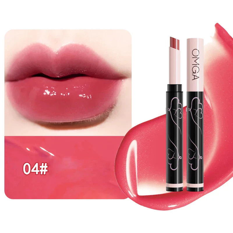 Solid Lip Gloss – Long-Lasting Moisturizing Non-Stick Formula