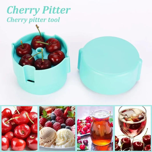 New Cherry Pitter Tool Olive Pitter Pit Remover Push Pull Seed Cherry Pitters Core Remover Portable Kitchen Seed Depitter Tool Peaceful Pleasures Health and Wellness