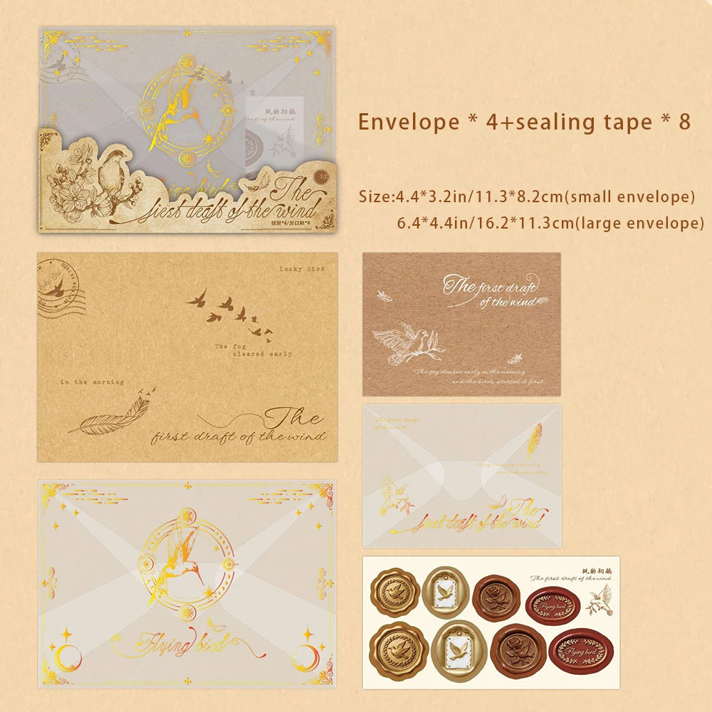 Stamping Sulfuric Acid Paper Envelope Always Have Instant Series