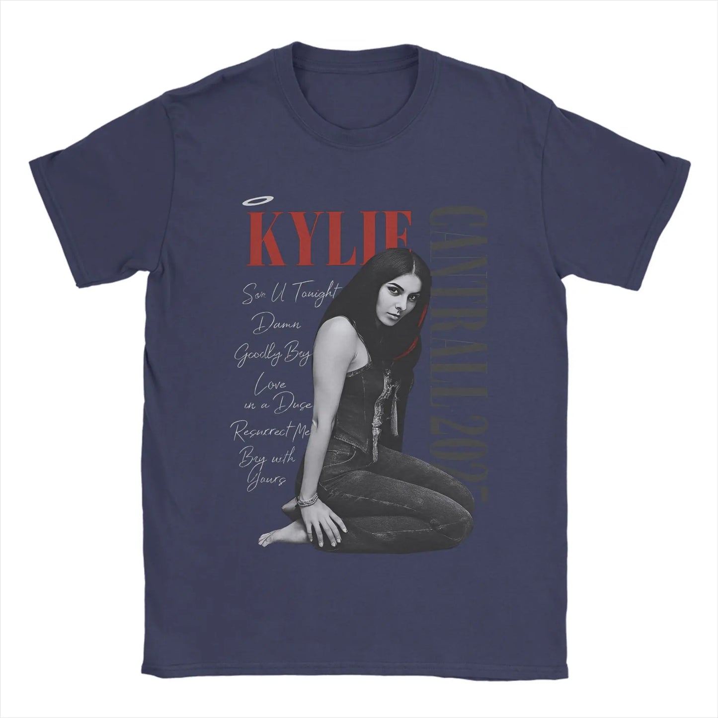 Men Kylie Cantrall T Shirts Collide Tour 2025 100% Cotton Clothing Hipster Short Sleeve Round Collar Tees Classic T-Shirt Peaceful Pleasures Health and Wellness