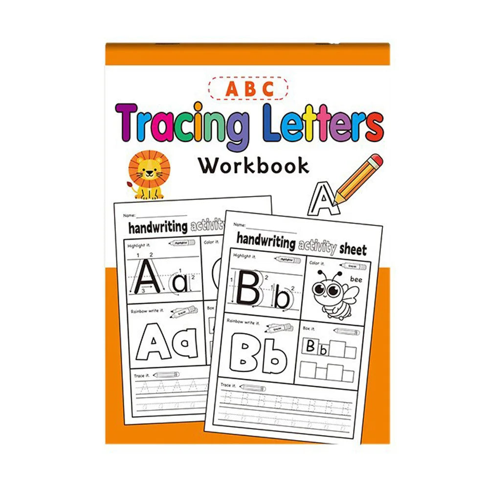 English Letter Handwriting Exercise Book Children's Fun Activity