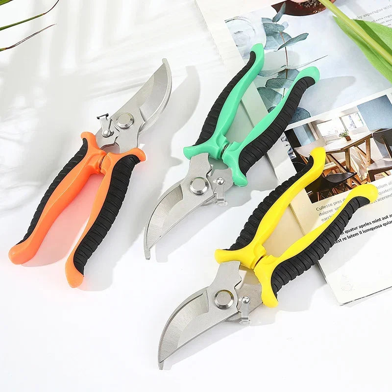 Pruner Garden Scissors Professional Sharp Bypass Pruning Shears Tree Trimmers Secateurs Hand Clippers For Garden Beak Scissors Peaceful Pleasures Health and Wellness