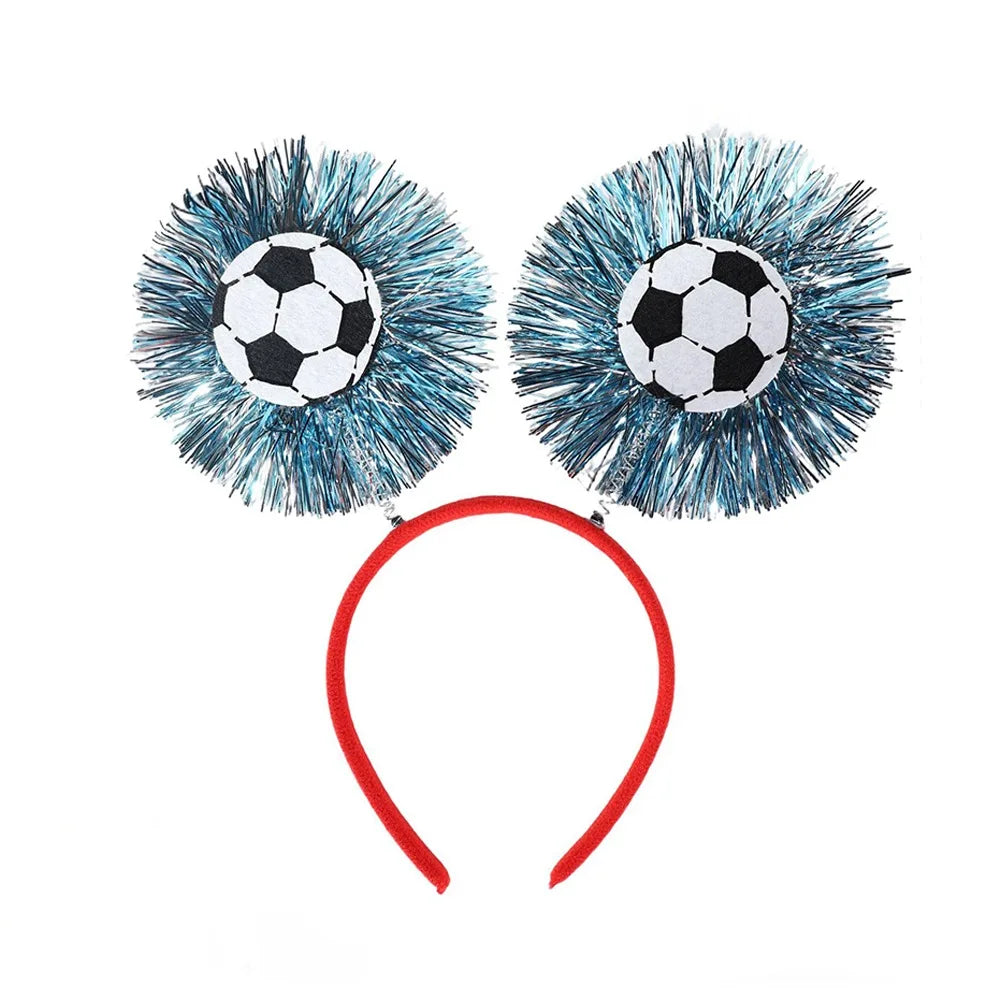 Soccer Fan Glasses & Hair Hoop Photo Booth Prop | Party Dress-Up