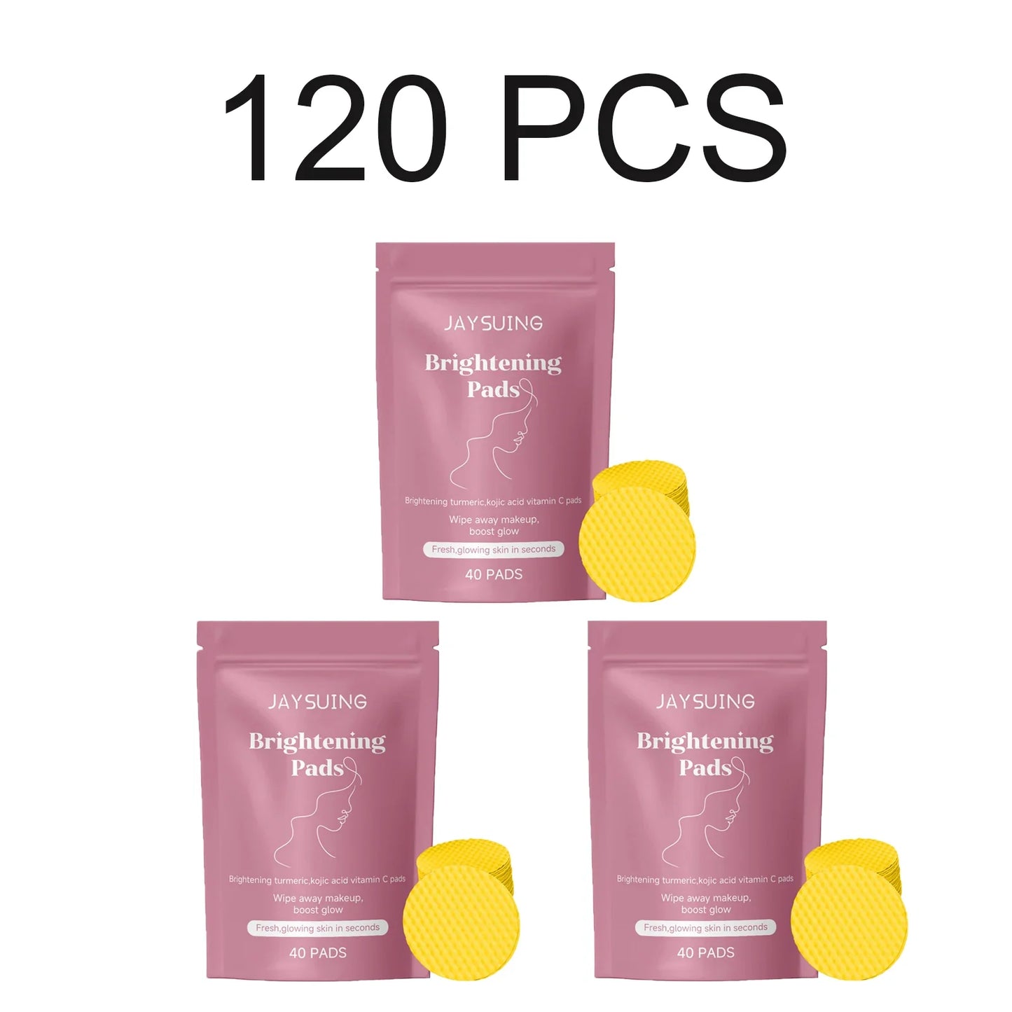 Turmeric Kojic Acid Brightening Cleansing Pads | Exfoliate & Glow