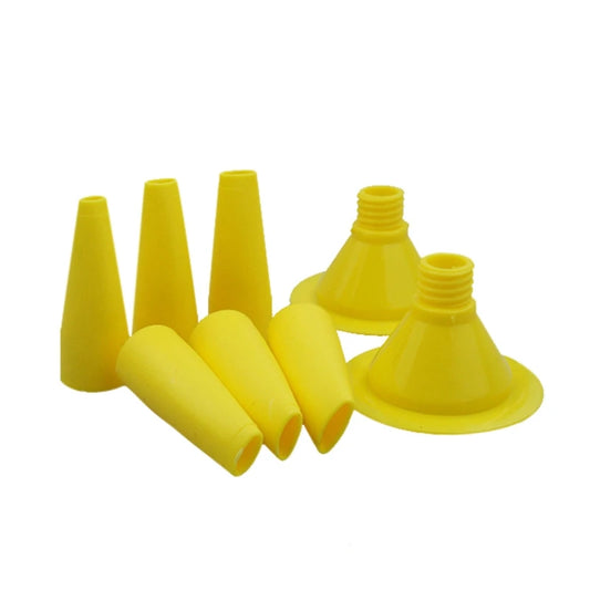 Caulking Nozzle Cone 8 Pieces for Caulking Caulk Nozzles Applicator Sausage Caulking Cone Nozzles Reusable Drop Shipping Peaceful Pleasures Health and Wellness Default Title