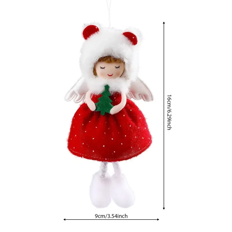 Angel Girl Christmas Tree Ornament – Cute Xmas Pendant Gift