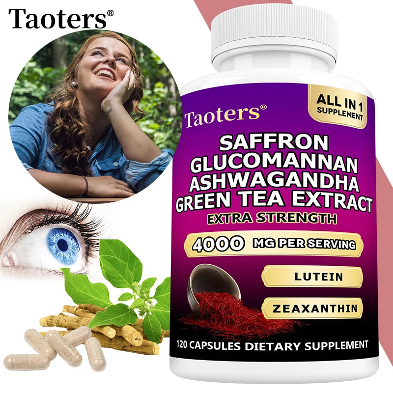 Saffron & Ashwagandha Supplement | Mood, Stress & Clarity