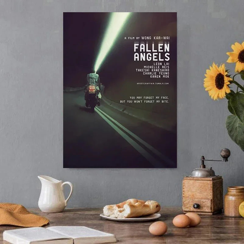 Fallen Angels Canvas Poster – Wong Kar-Wai Retro Movie Wall Art Movie Canvas Poster Peaceful Pleasures Health and Wellness