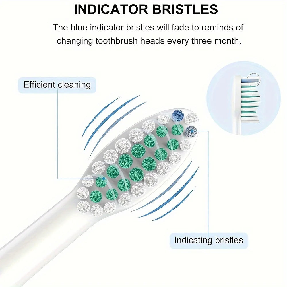 Philips Sonicare Compatible Replacement Toothbrush Heads 4/8-Pack