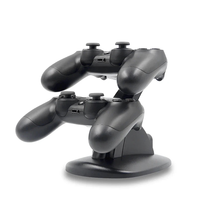 PS4 Dual Controller Charging Dock Stand with LED Indicator