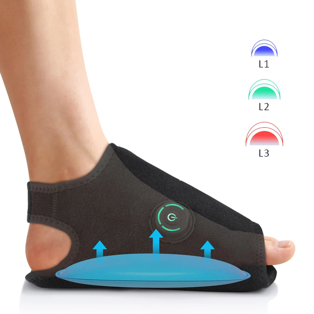 Cordless Vibration Foot Massager for Circulation Plantar Fasciitis Relief Muscle Relaxation Air Compression Foot Massage Pad Peaceful Pleasures Health and Wellness