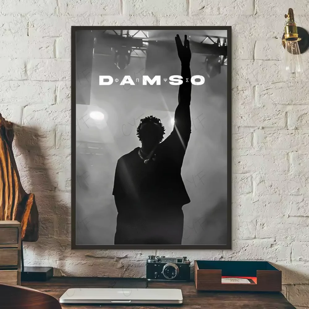 D-Damso Qalf Rapper Poster HD art sticky wall waterproof home living room bedroom bar aesthetic decoration Peaceful Pleasures Health and Wellness