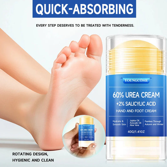 Urea 60% Foot & Hand Cream with Salicylic & Hyaluronic Acid Urea Foot Cream Oasis Select