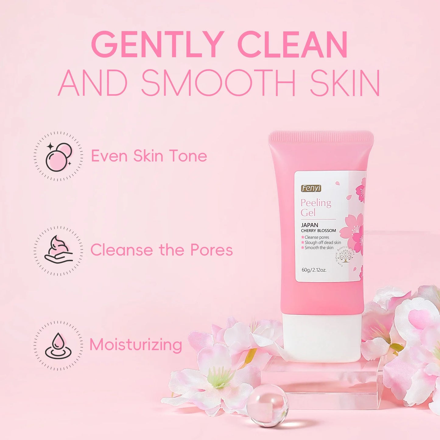 FENYI Sakura Cherry Blossom Exfoliating Peeling Gel Scrub 60g