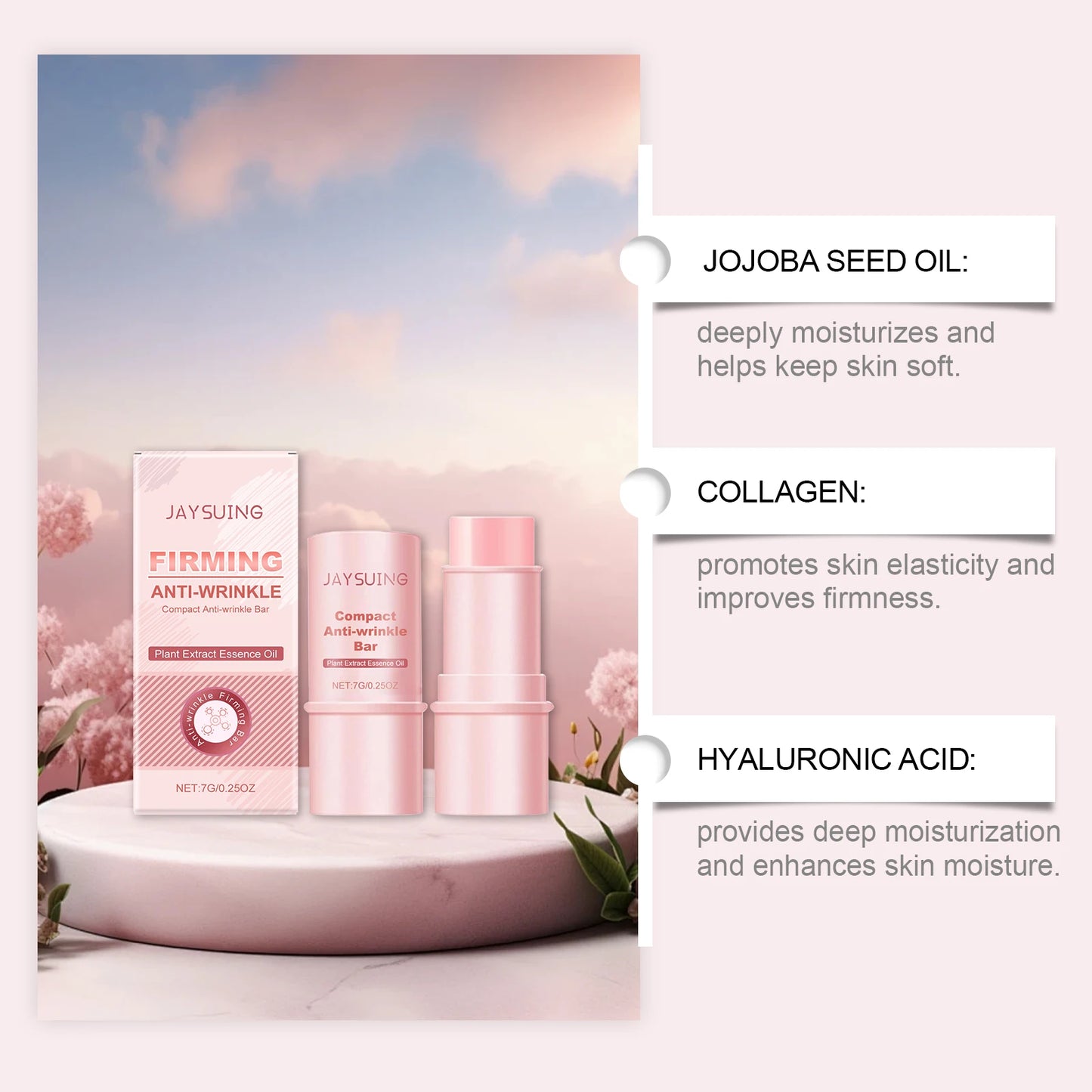 Collagen Firming Bar – Anti-Wrinkle Face Balm Stick | 7g