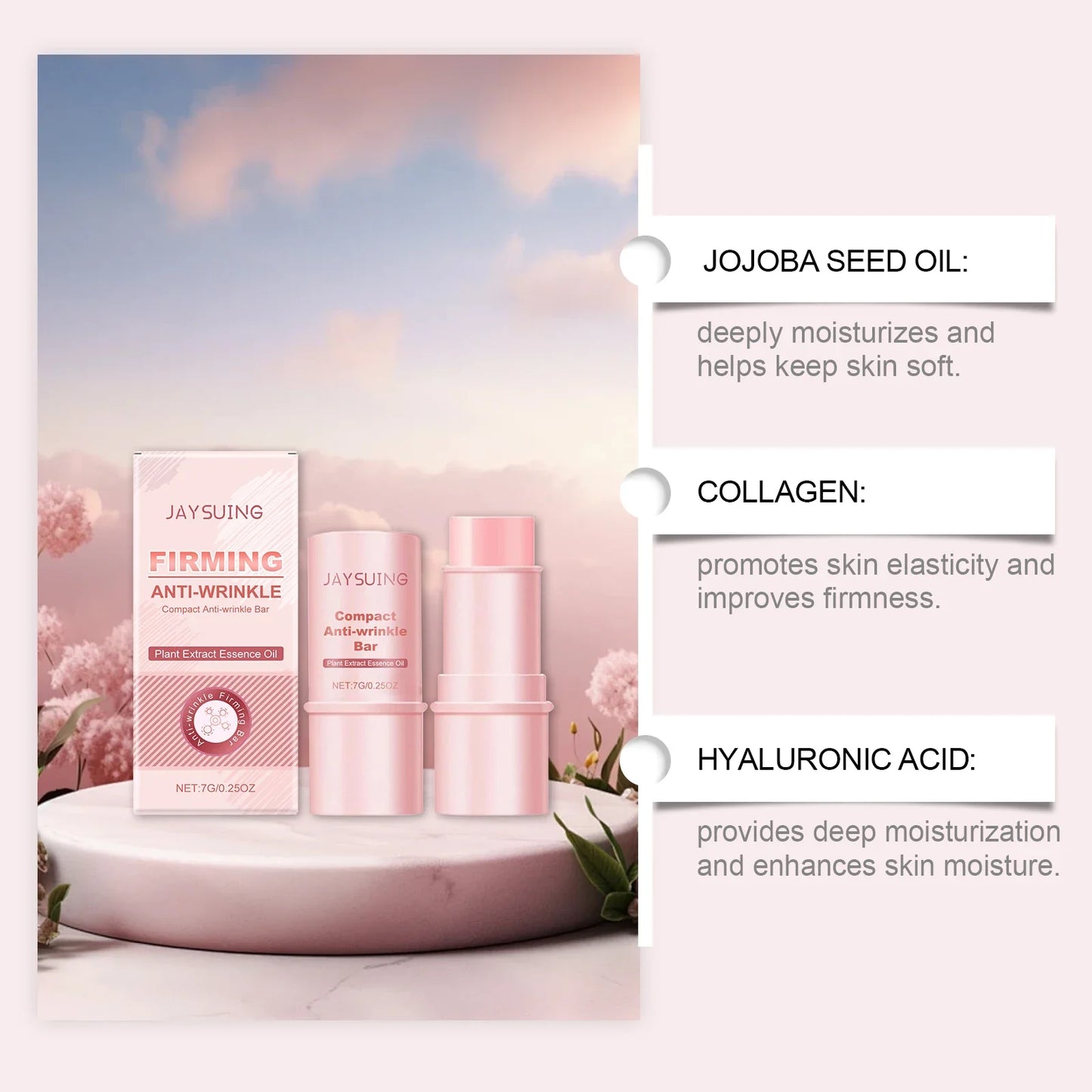 Jaysuing Collagen Firming Bar – Anti-Wrinkle Lifting Stick