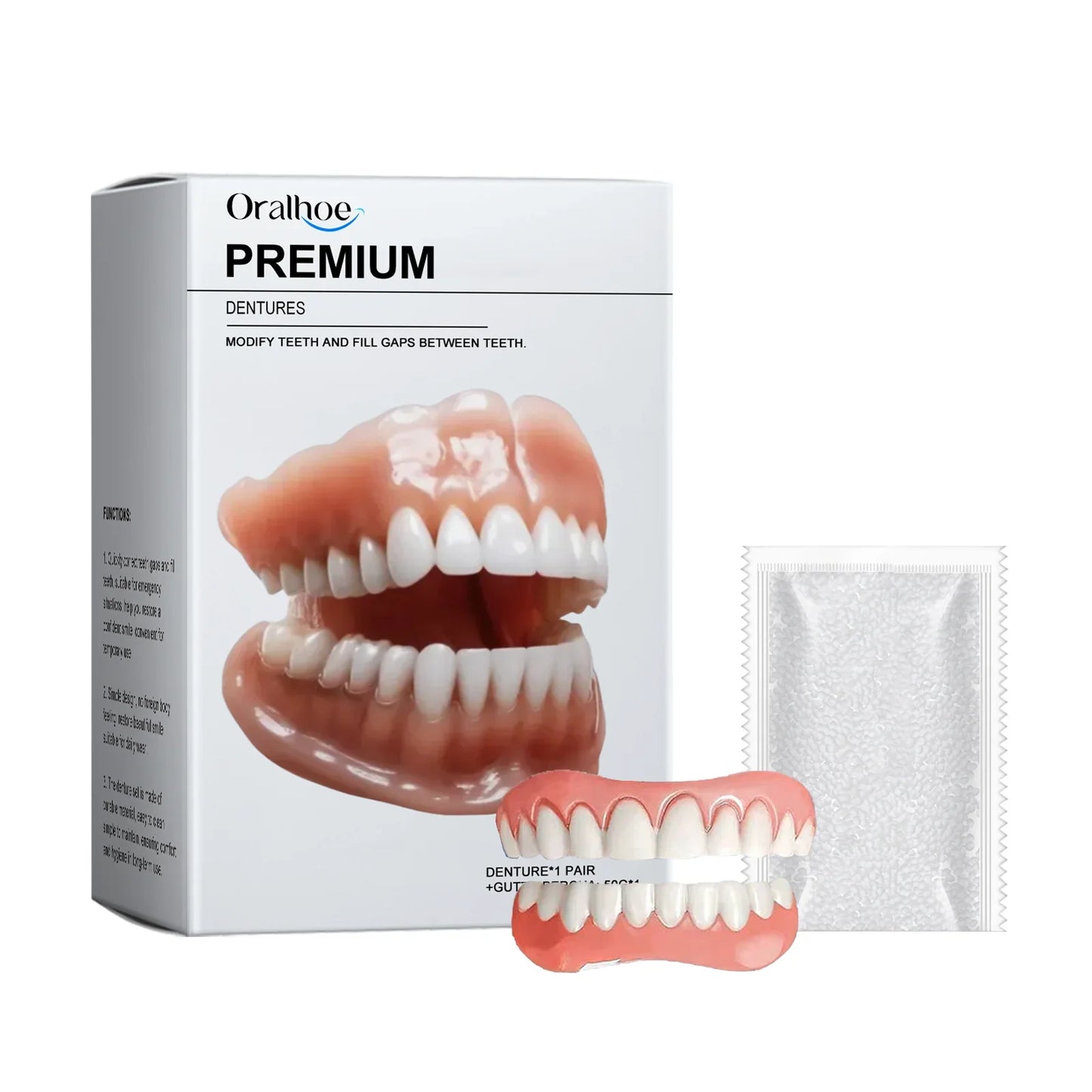 Oralhoe Denture Set – Natural Fit & Comfortable Smile