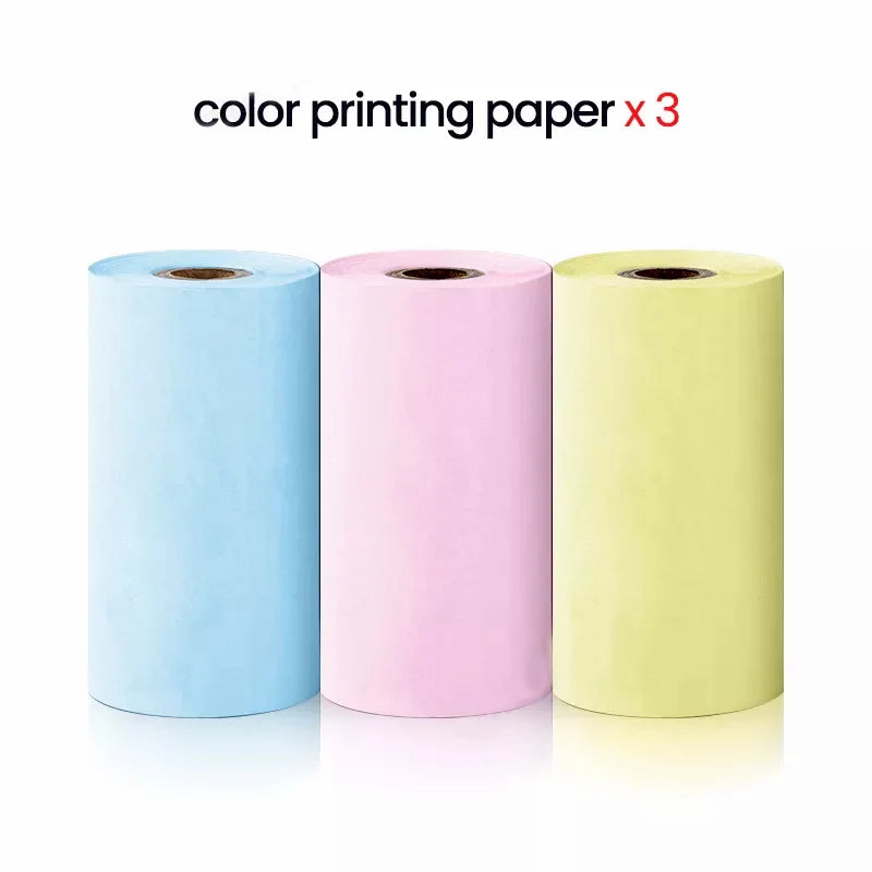 57mm Colorful Thermal Label Sticker Paper – Bluetooth Mini Printer