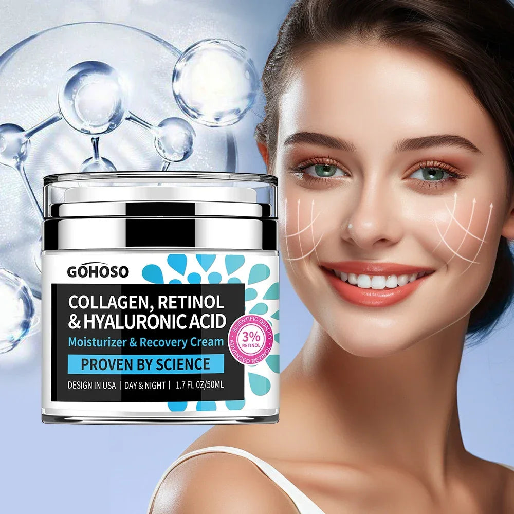 ENVISHA Collagen Retinol Face Cream – Anti-Aging & Moisturizing Peaceful Pleasures Health and Wellness