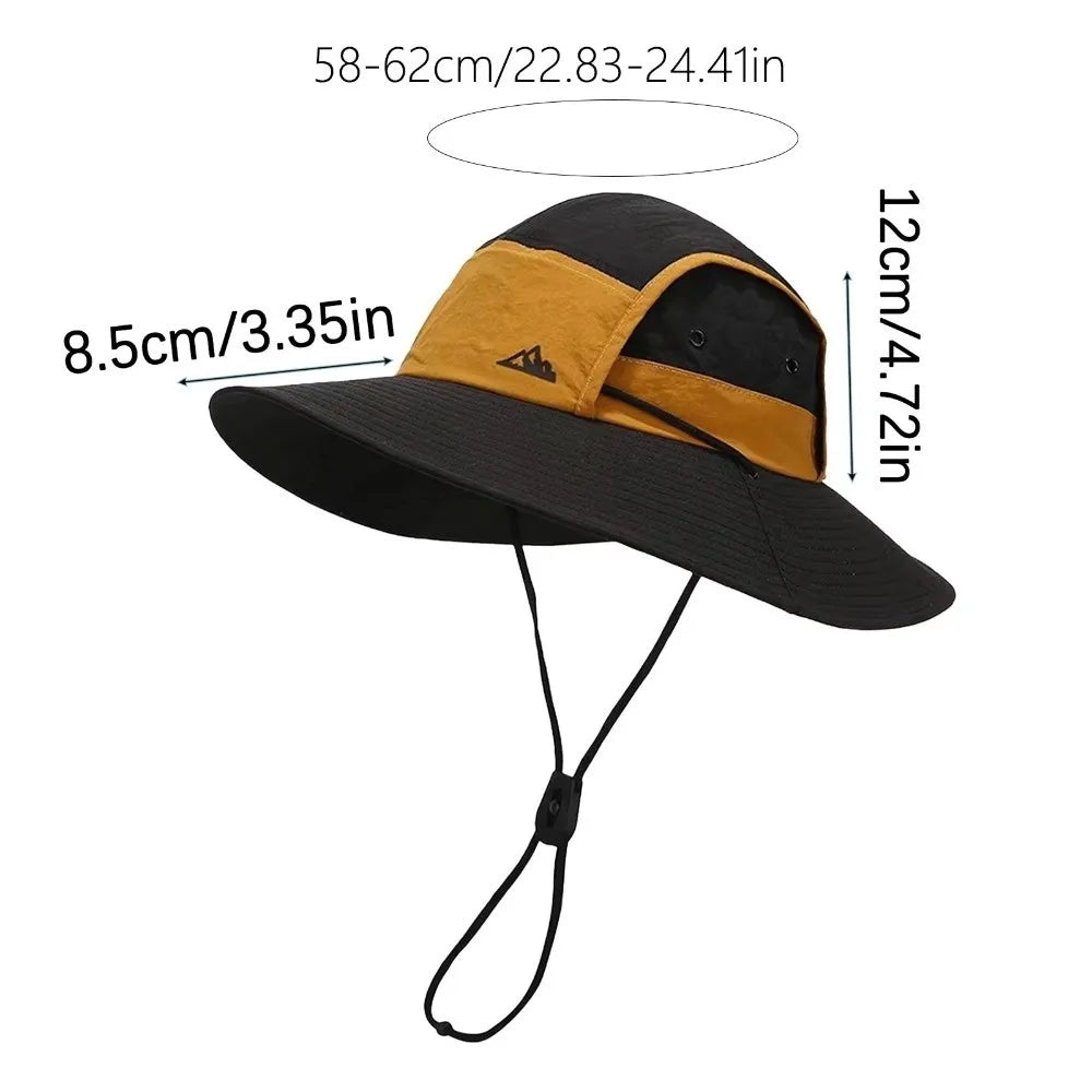 Unisex Large Brim Bucket Hat – Lightweight, Foldable Sun Hat