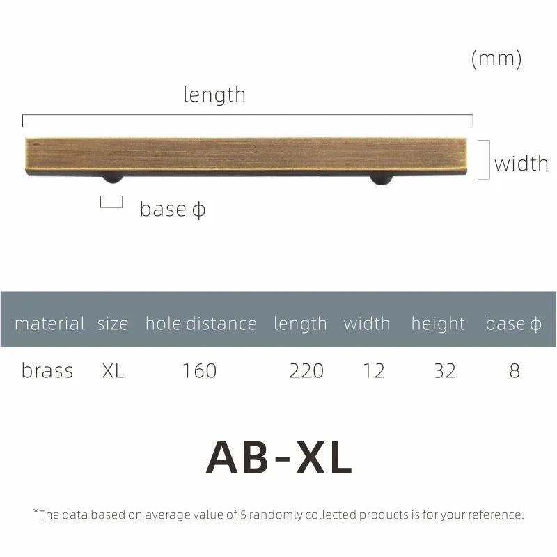 Brass Cabinet Pulls & Knobs – Modern Square Drawer Handles