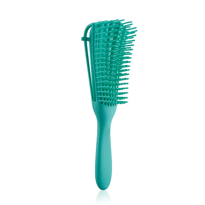 Octopus Wide Tooth Detangling Shampoo Comb | TPEE Hair Comb Hair Detangling Comb Peaceful Pleasures Health and Wellness light green