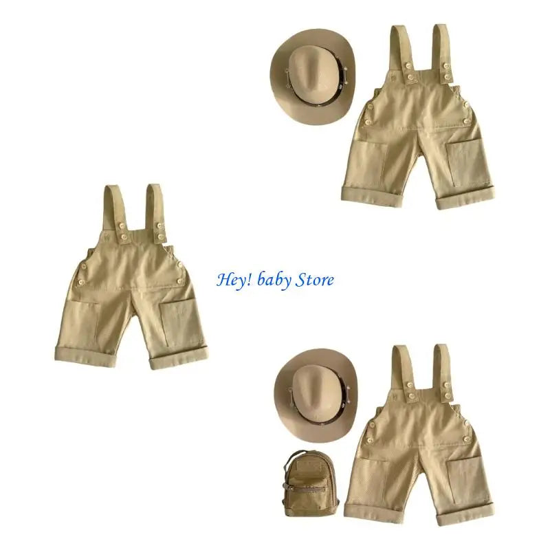 Newborn Photography Romper Hat & Bag Set | 0–1 Month Baby