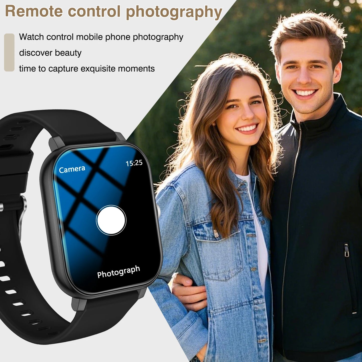 LOMAXFR 1.83" HD Smartwatch – BT Calling & Sports Tracking