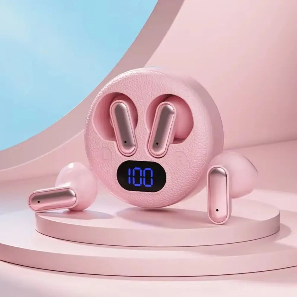 In-Ear Design Wireless Bluetooth Headphones Short-stem Design LED Display Bluetooth Sleep Headphones Long Battery Life Peaceful Pleasures Health and Wellness