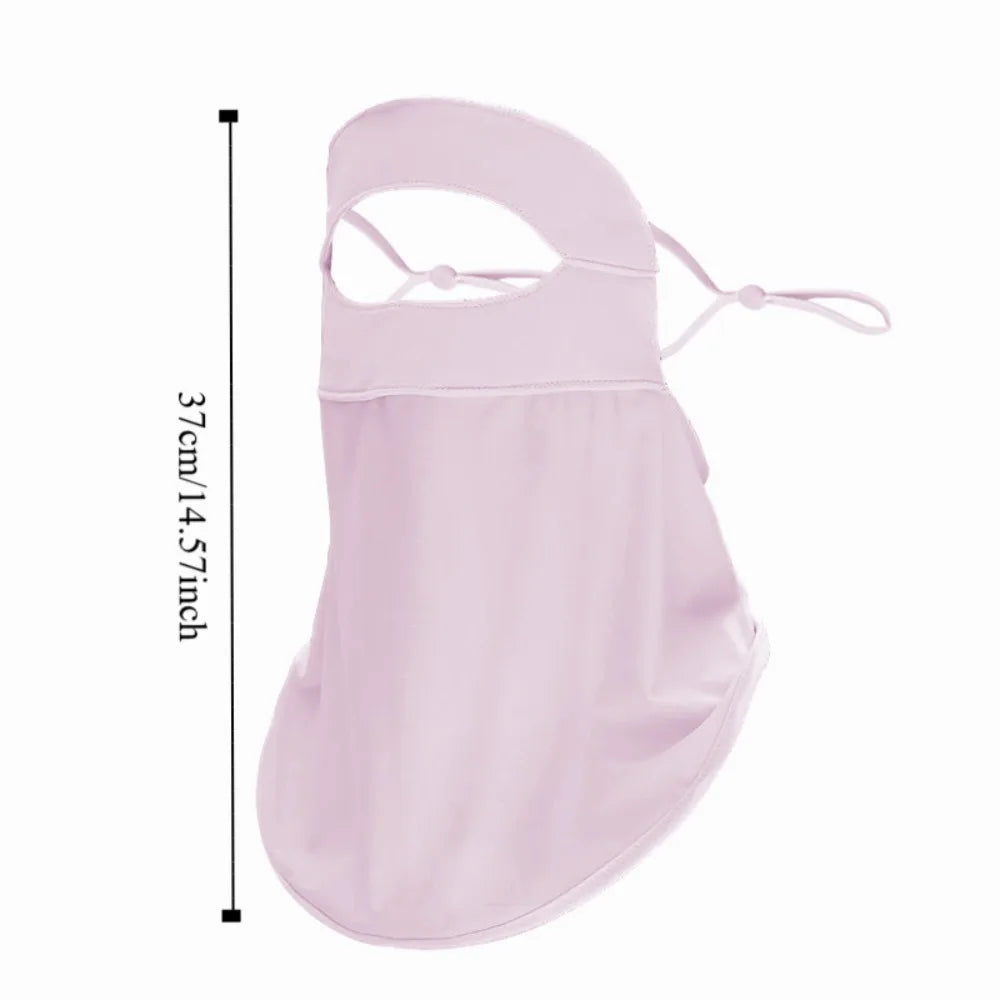 Full-Face Sunscreen Veil – UPF 50+ Outdoor Sun Protection Peaceful Pleasures Health and Wellness