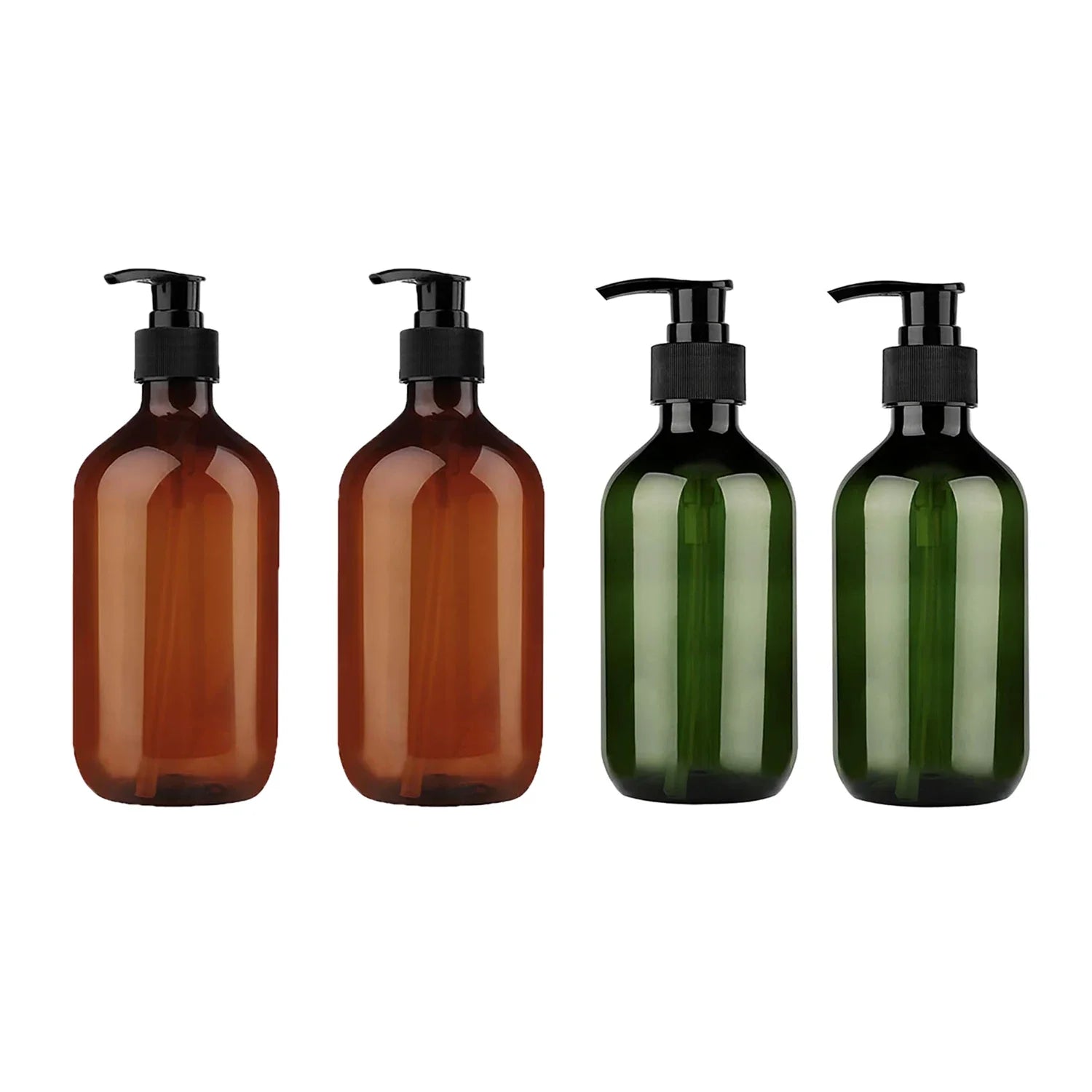 1PCS 300/500ML Portable Empty Pump Dispenser Bottles Shampoo and Conditioner Dispenser Durable Refillable Containers Peaceful Pleasures Health and Wellness