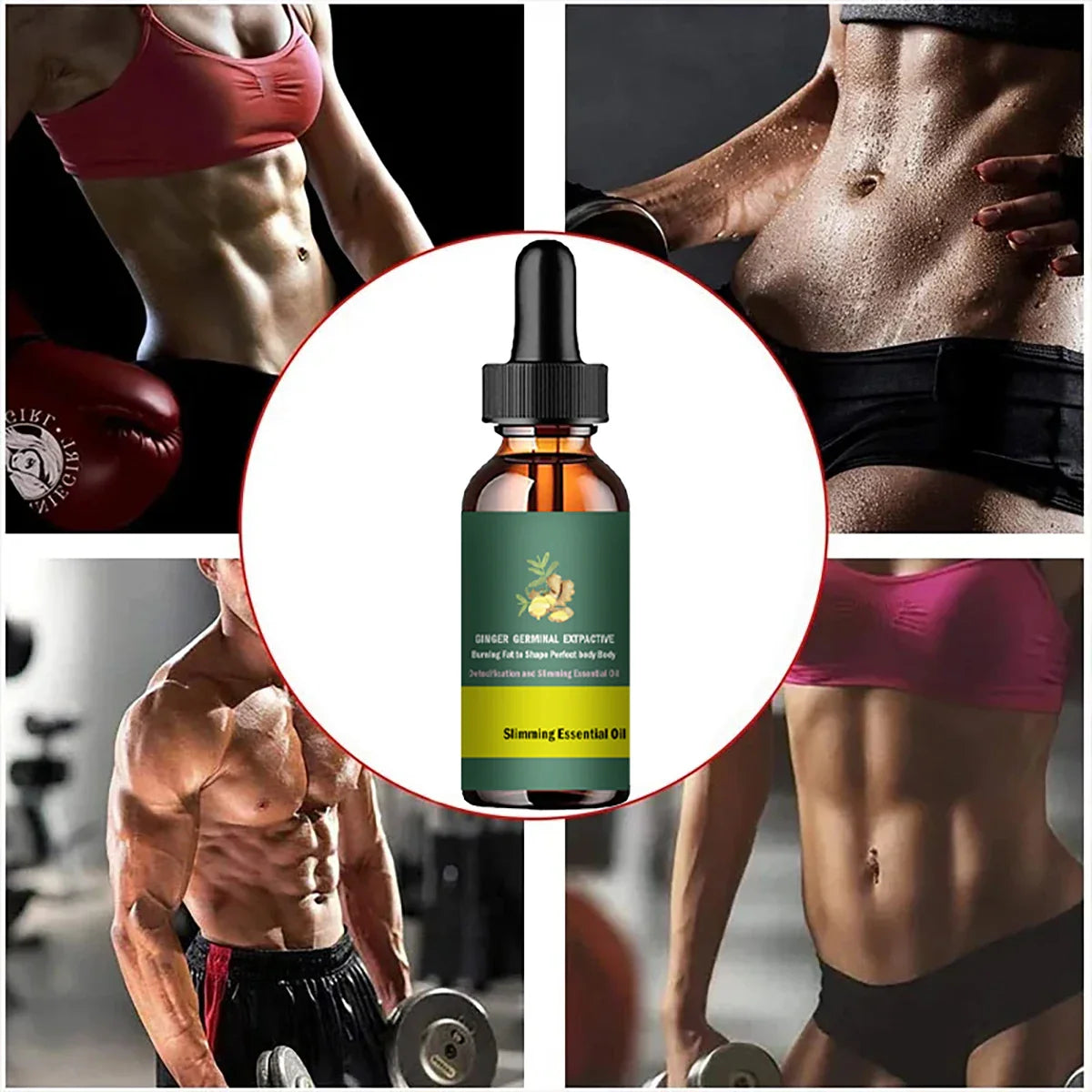 TRSTAY Ginger Slimming Massage Oil – Waist Leg Belly