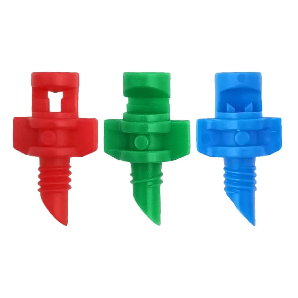 50pcs 90/180/360 Degree Refraction Nozzle Garden Sprinkler Agriculture Irrigation Plant Spray Nozzle for Garden Yard Tree Flower Peaceful Pleasures Health and Wellness