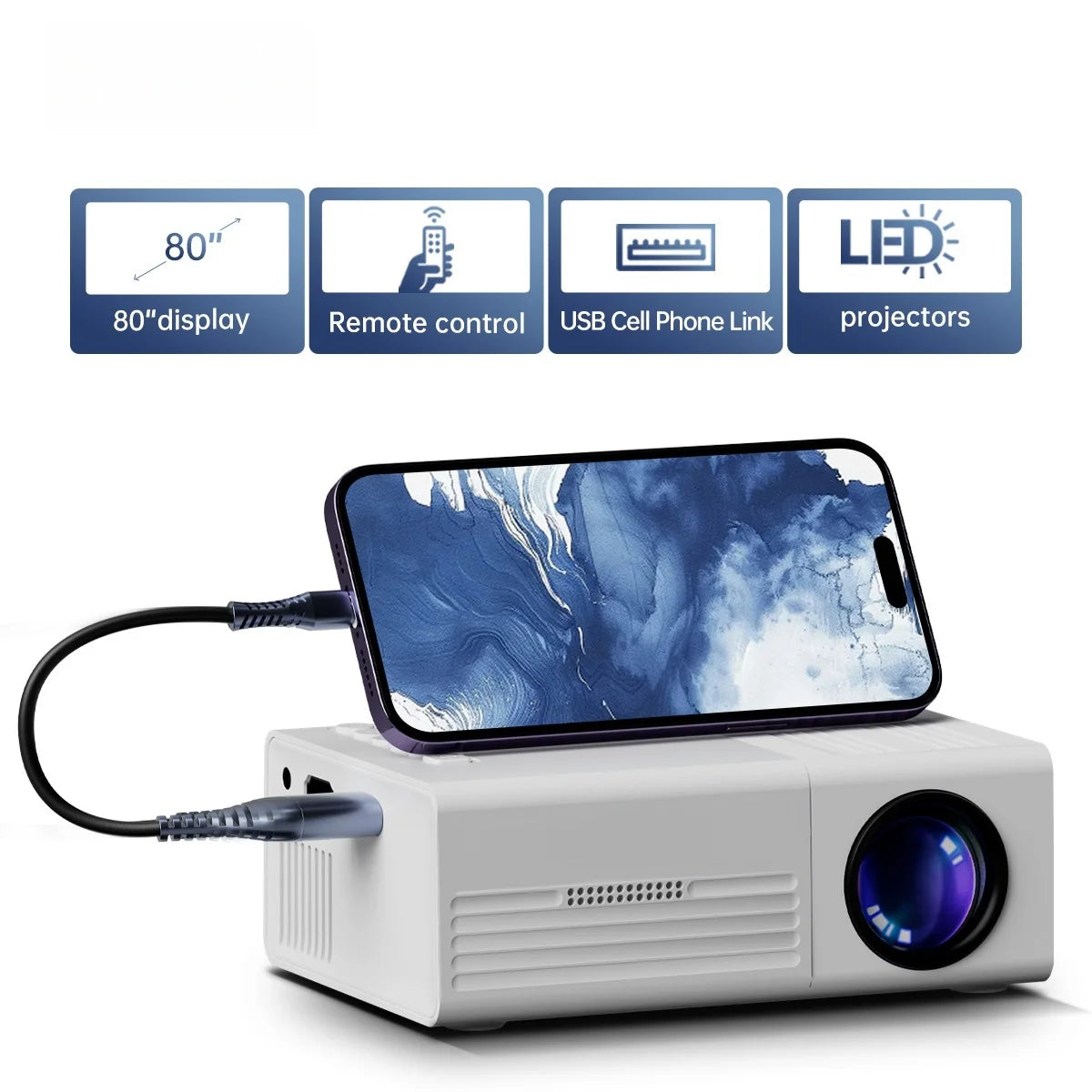Portable Projector TFT LCD 1080P 1920*1080P Wifi Bluetooth Mini Projectors Home Theater Cinema Outdoor Mini proiettore Peaceful Pleasures Health and Wellness