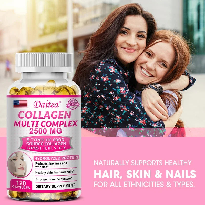 Daitea Hydrolyzed Collagen Capsules – Skin, Hair, Nails & Joints