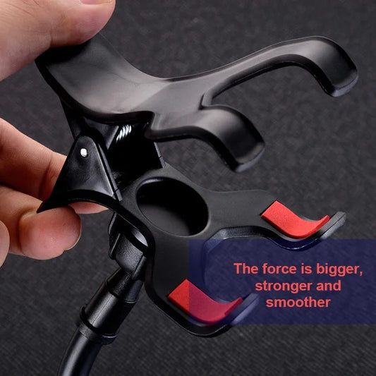 Car Phone Holder Universal 360 Degree Flexible Dashboard Windshield GPS Mount Desk Table Cell Mobile Phone Holder Stand Peaceful Pleasures Health and Wellness 2 pcs black
