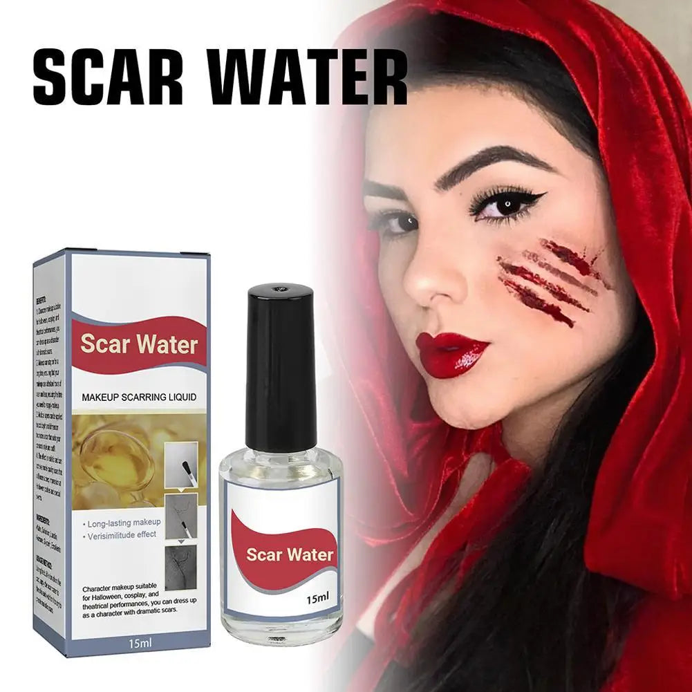 Scarring Liquid Special Effects Makeup 15ml – Realistic Scar & Wound Face Paint for Halloween & Cosplay Peaceful Pleasures Health and Wellness